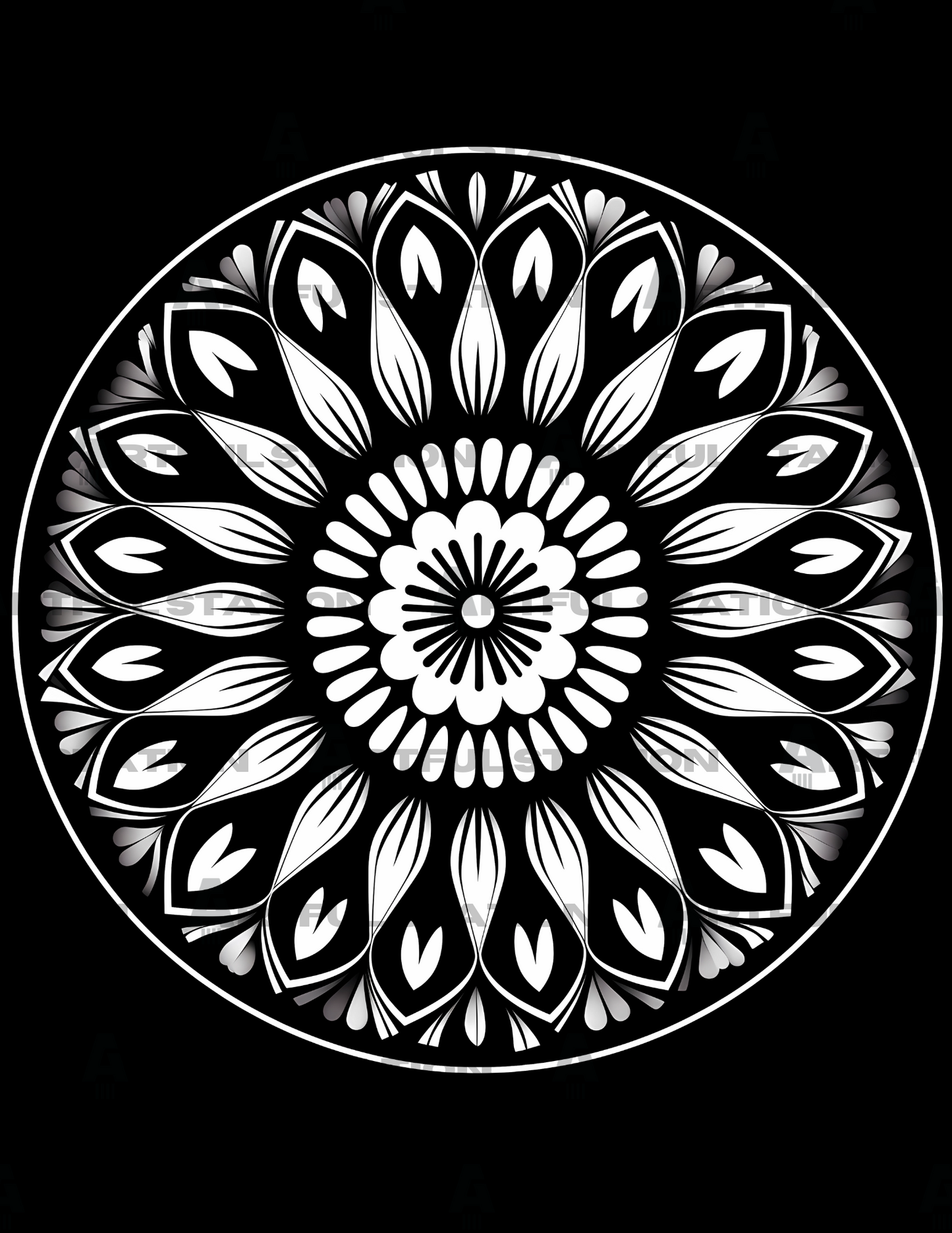 Zen with Mandalas Adult Coloring Book