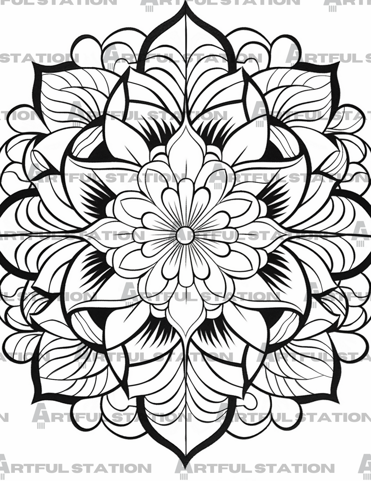 Zen with Mandalas Adult Coloring Book