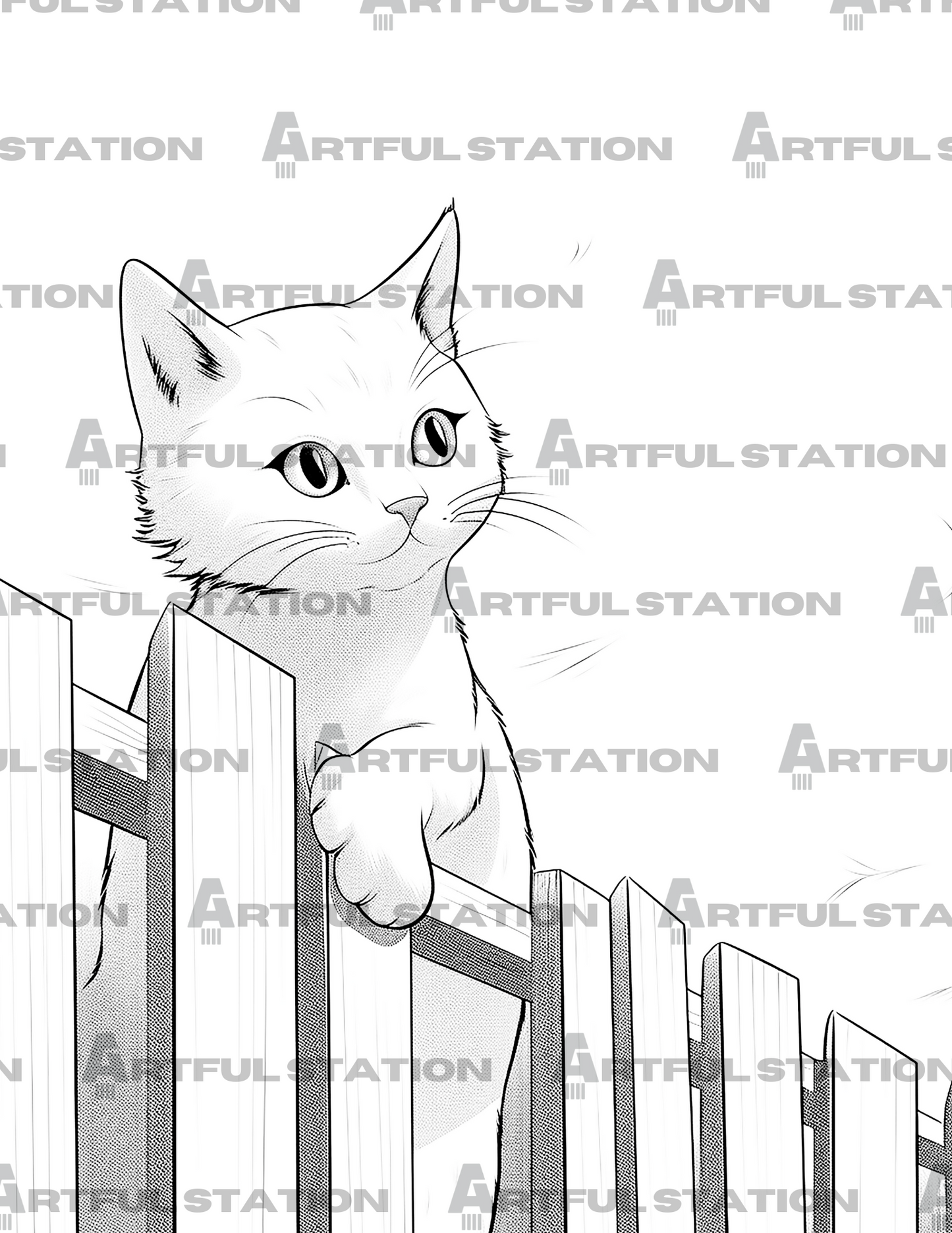 Adorable Kittens Adult Coloring Book