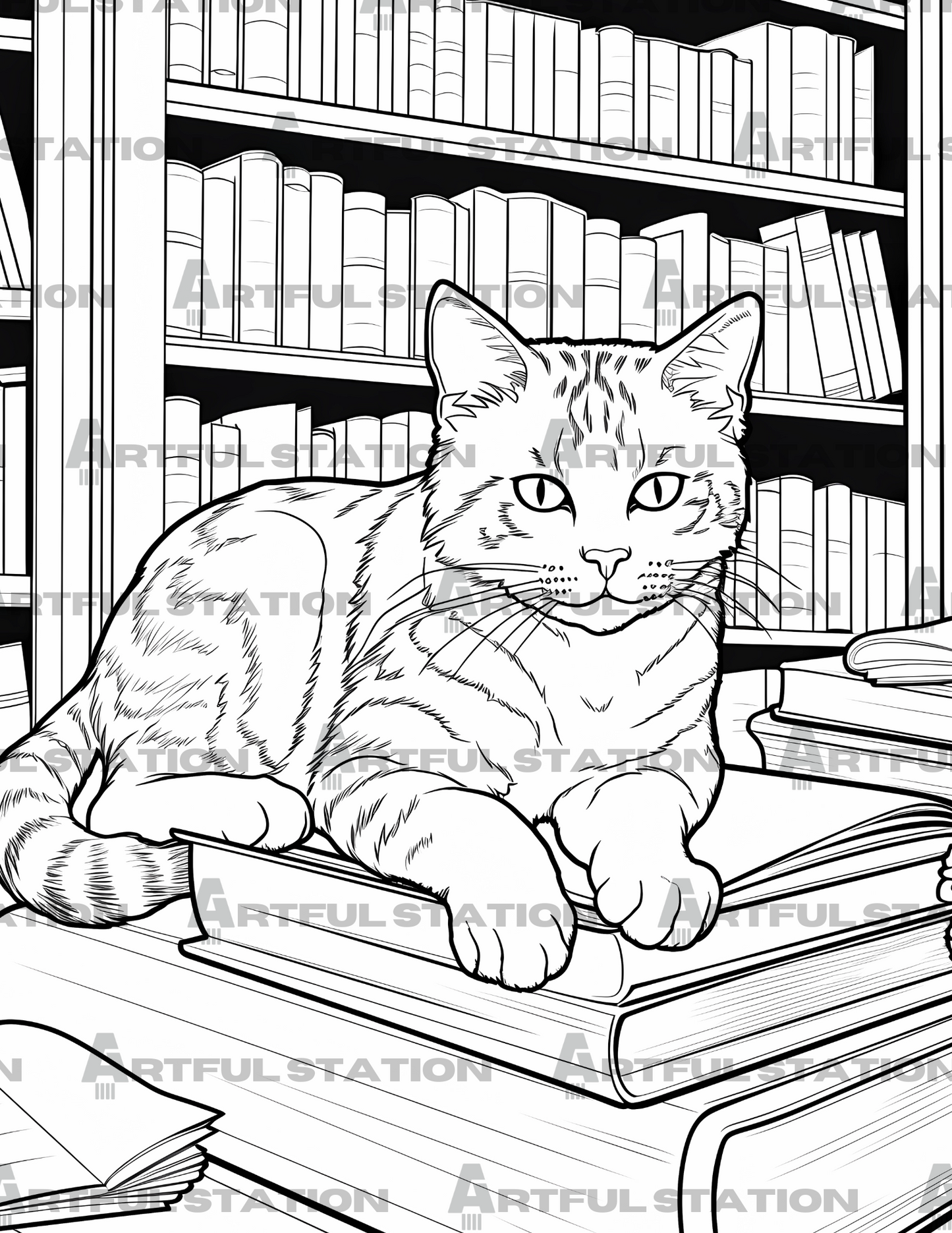 Adorable Kittens Adult Coloring Book