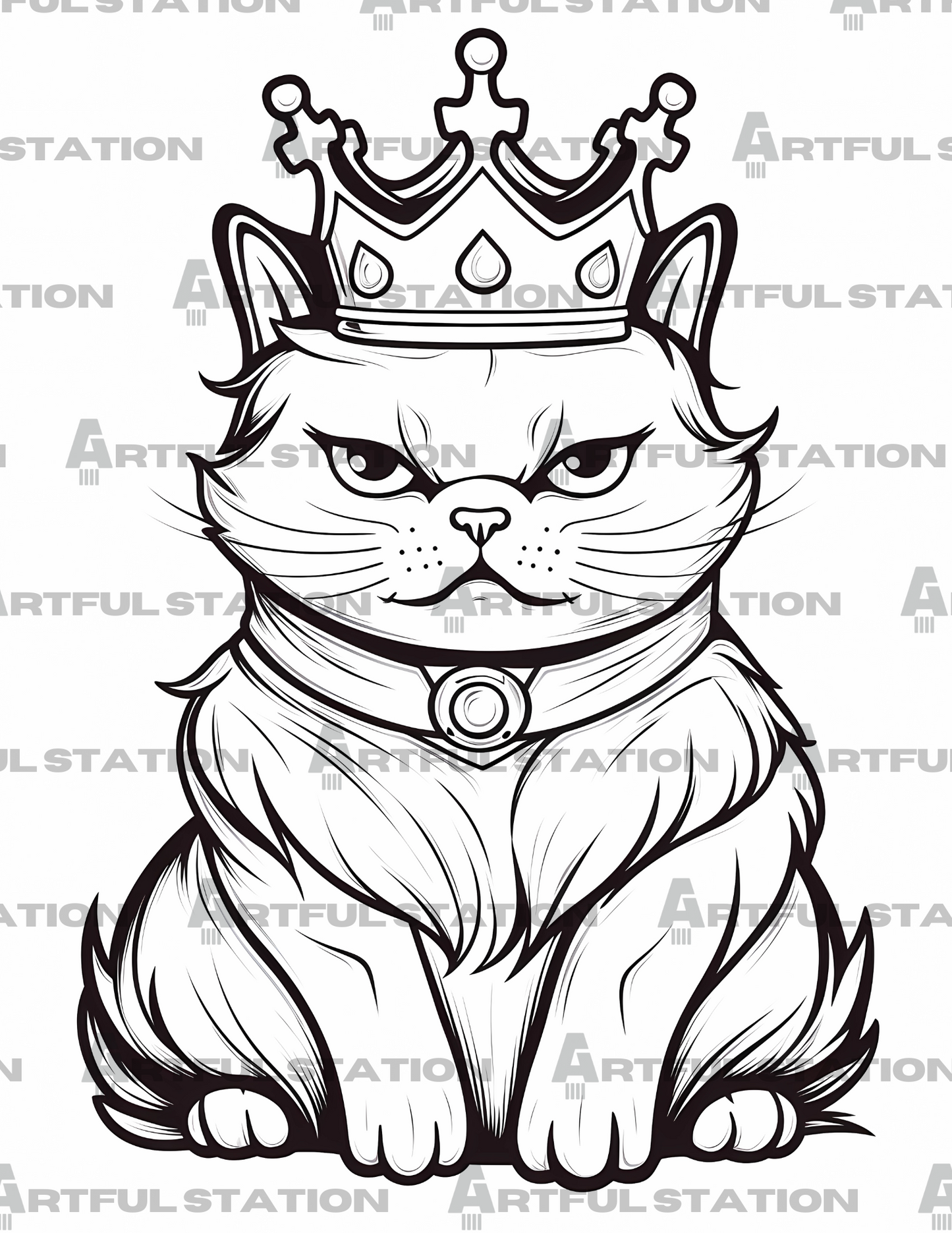 Adorable Kittens Adult Coloring Book