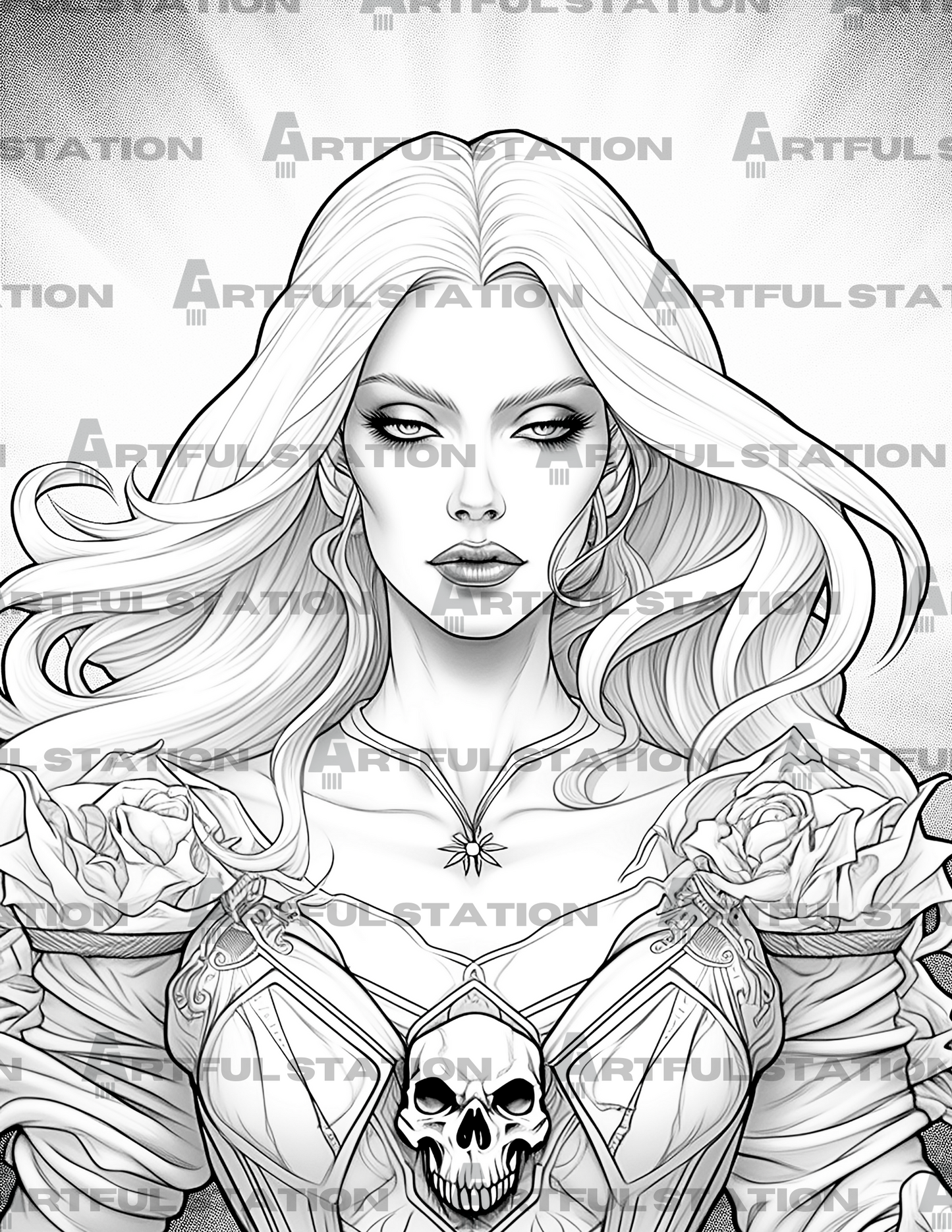 Deadly Beautiful Adult Coloring Book (vol. 1)