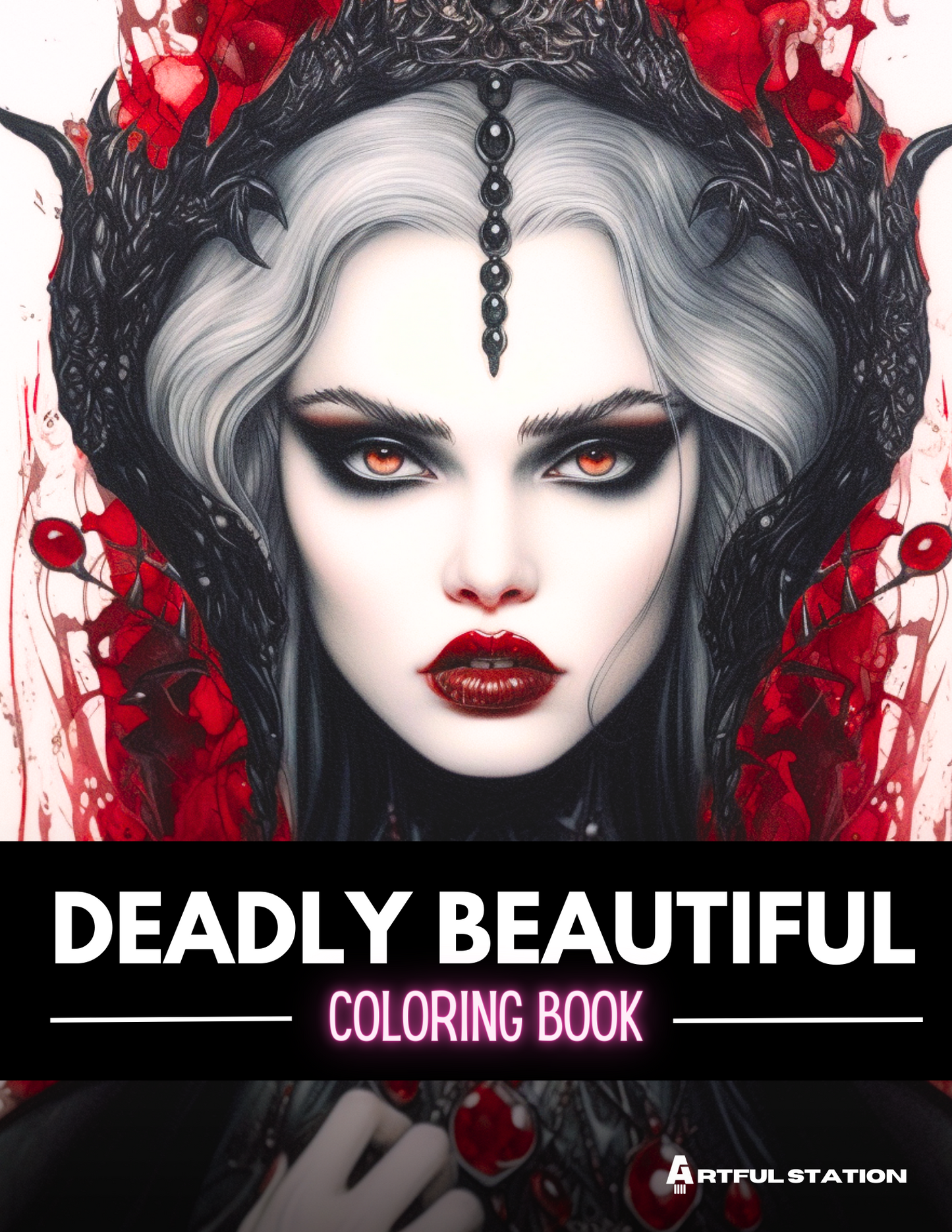 Deadly Beautiful Adult Coloring Book (vol. 1)